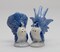 Ceramic Mini Blue Rooster Salt And Pepper Shakers, Gift for Her, Gift for Mom, Farmhouse Kitchen Décor, Fall Décor, Thanksgiving Décor